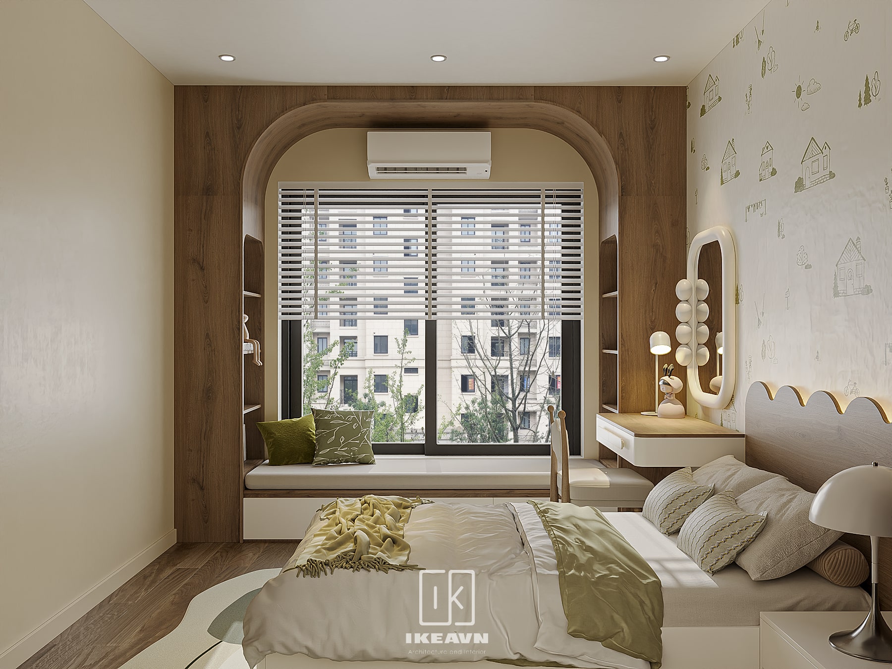 phong ngu con gai can ho w3 11 chung cu wisteria 02